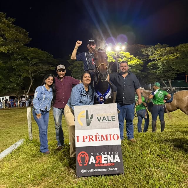 Equipe e conquista do Haras Cana do Reino